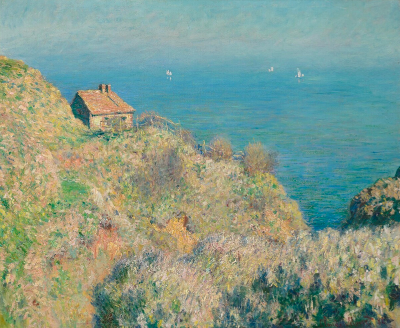Claude Monet, La maison de pêcheur, Varengeville, 1882, Museum Boijmans Van Beuningen