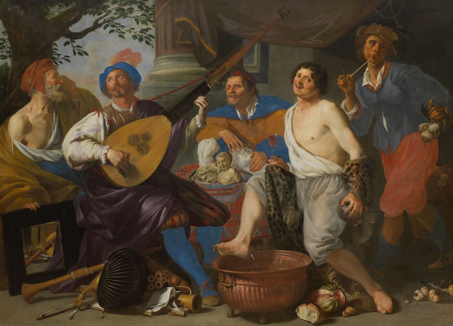 Theodoor Rombouts, Allegorie van de vijf zintuigen, 1632, Museum voor Schone Kunsten in Gent