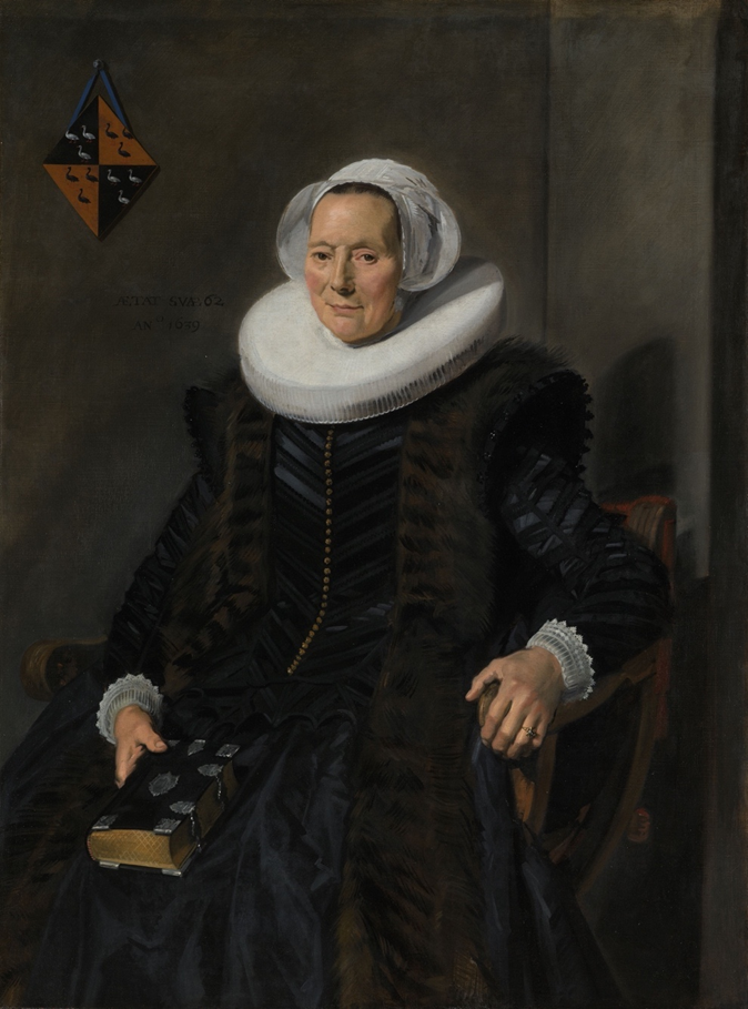 Beeld masterscriptie Femke Valkhoff, Frans Hals, Portret Maritge Vooght, 1639, Rijksmuseum, Out of the Shadows: An Interdisciplinary Research into the Agency of Seventeenth Century Haarlem Brewsters within their Family, the Brewery/Portraits Commissioned  