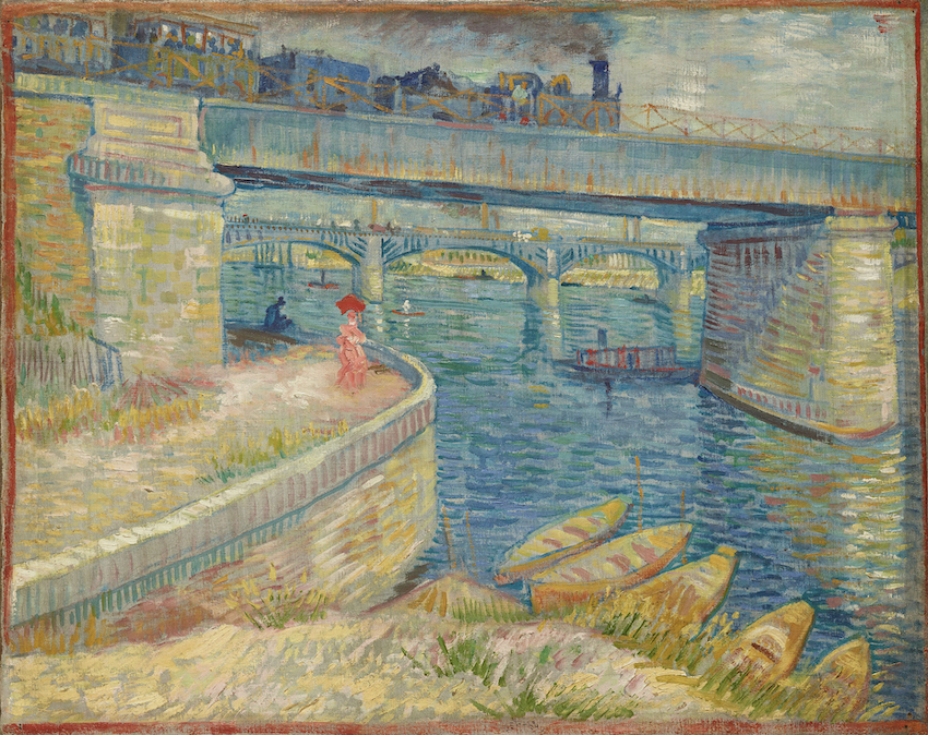 Vincent van Gogh, Bruggen over de Seine bij Asnières, 1887, Sammlung Emil Buhrle, in langdurig bruikleen bij Kunsthaus Zürich